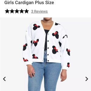 Hot Topic Minnie Mouse Cardigan